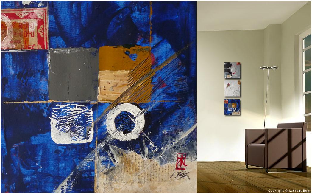 Art-blue-vision - Laurent Bois artiste peintre angouleme charente galerie d'art peinture