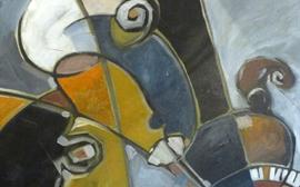 Rythme musical - Laurent Bois artiste peintre angouleme charente galerie d'art peinture